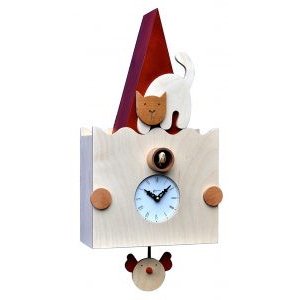 画像1: pirondini『ピロンディーニ』cuckoo clock collection 112micio　正規品