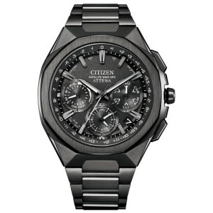 画像1: CITIZEN[シチズン] ATTESA [アテッサ] CC4105-69E　ACT Line　光発電エコ・ドライブ　GPS衛星電波時計 　ダブルダイレクトフライト　ブラックチタンシリーズ　メンズモデル　正規品