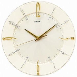 画像1: SEIKO[セイコー]　セイコークロック　KX214C　掛時計　スタンダード  電波クロック　正規品 (1)