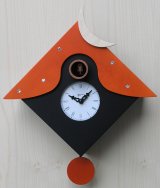 画像: pirondini『ピロンディーニ』cuckoo clock collection　104-black-orangeroof　正規品