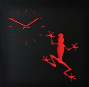 画像1: pirondini『ピロンディーニ』wall clock collection　043Ila_red　正規品 (1)