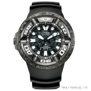 画像1: CITIZEN[シチズン]PROMASTER[プロマスター] MARINE 　BJ8056-01E　 「ゴジラ」コラボレーションモデル　世界限定2,500本　 メンズ　正規品 (1)