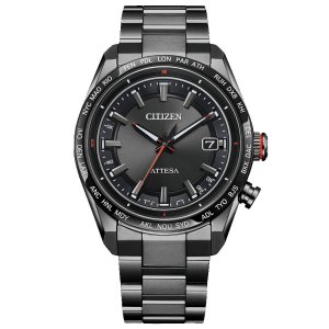 画像: CITIZEN[シチズン] ATTESA [アテッサ] CB0286-61E　ACT Line　エコ・ドライブ電波時計（ワールドタイム機能）ブラックチタンシリーズ　メンズモデル　正規品