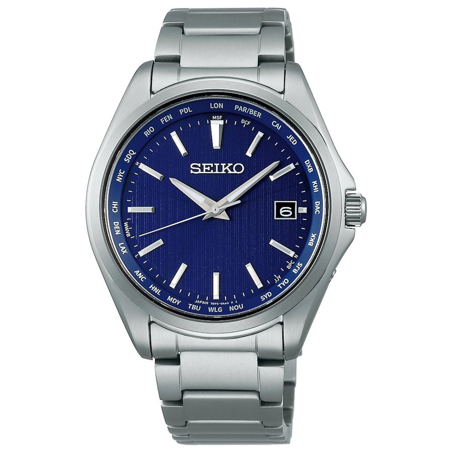 SEIKO[ セイコー] SEIKO SELECTION[セイコー セレクション] SBTM289 ソーラー電波時計 ワールドタイム メンズ 正規品  | WatchClubfuzi (ウォッチ倶楽部 富士)